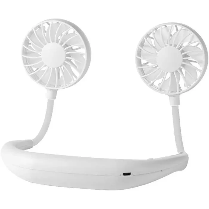 Ventilateur personnel - RWOYTHK - Mini ventilateur rechargeable - 3 vitesses - Portable - Mode brise