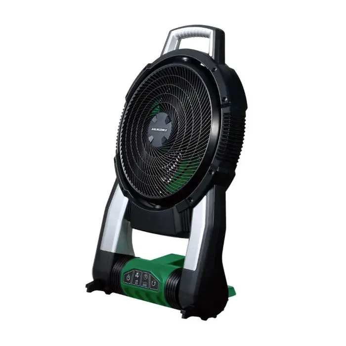 Ventilateur pivotant 18V inclus adapt. 220V Solo 75 heures d’autonomie livré en carton faible niveau sonore vit de l’air réglabl