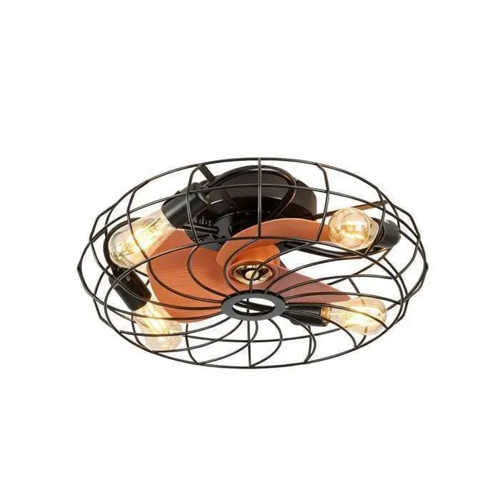 Ventilateur Plafond 183cm Bois Massif - LED 3 couleurs dimmable 6 vitesses Moteur DC Réversible Silencieux APP