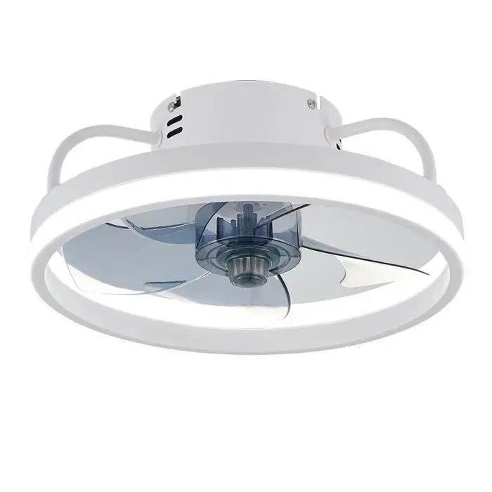 Ventilateur Plafond avec Lumiere -- réglage de la vitesse à 6 vitesses réglage de la lumière tricolore arrêt intelligent de la