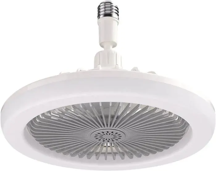 Ventilateur Plafond Avec Lumières Et Télécommande Lampe E27 Ventilateurs De Plafond Silencieux 30W Avec Minuterie a16