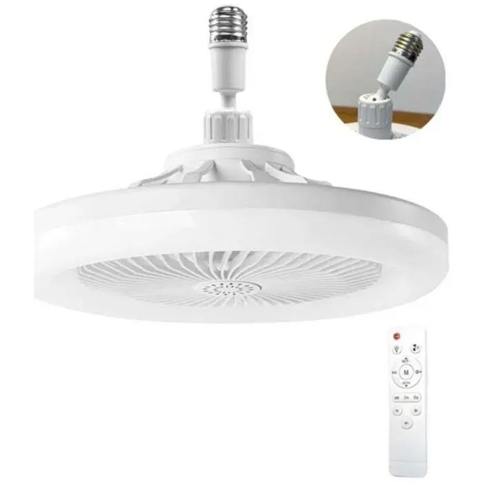 Ventilateur Plafond Avec Lumiereventilateur De Plafond Avec Télécommandeventilateur Silencieux PlafondE27 plafonnier LED À Intens