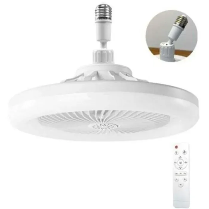 Ventilateur Plafond Avec Lumiereventilateur De Plafond Avec Télécommandeventilateur Silencieux PlafondE27 plafonnier LED À Inte