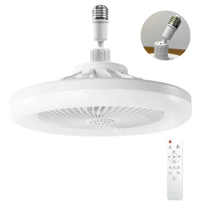 Ventilateur Plafond Avec Lumiereventilateur Silencieux PlafondE27 plafonnier LED À Intensité Variable3vit VENTILATEUR DE PLAFOND