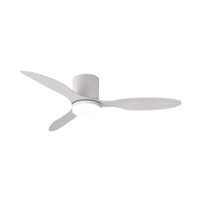 Ventilateur Plafond Moteur CC 106cm - LED 24W 3 températures 6 vitesses télécommande - Salon et chambre - Blanc
