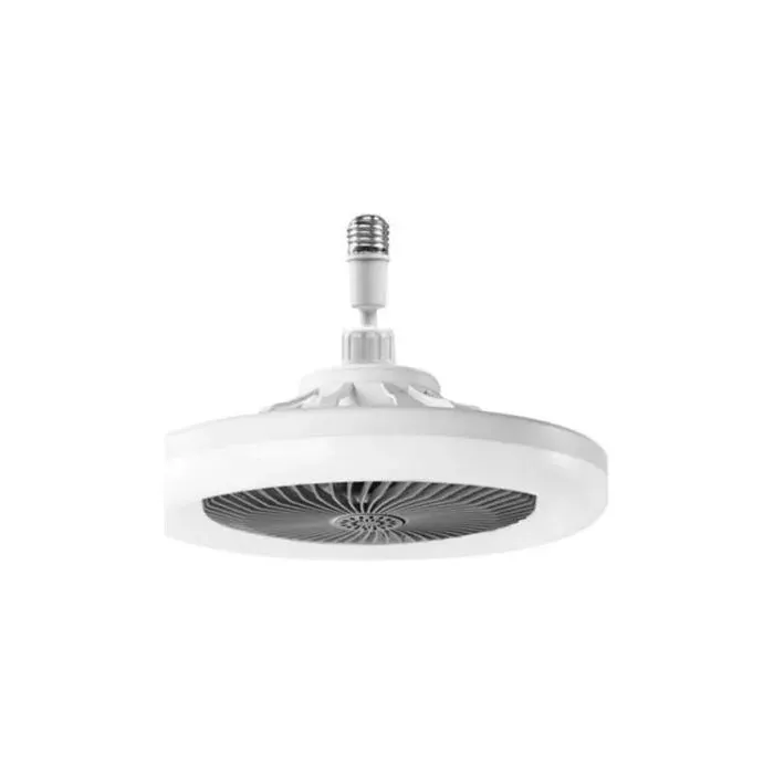 Ventilateur plafond silencieux avec lumière LED dimmable 3 vitesses télécommande classe A