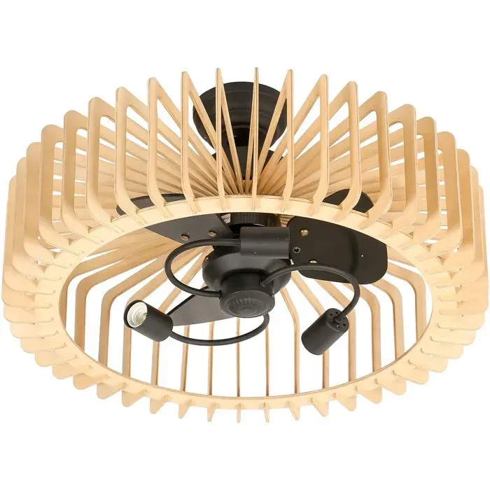 Ventilateur - Plafonnier - FARELEK - Lunava Ø42 cm - 3xE27