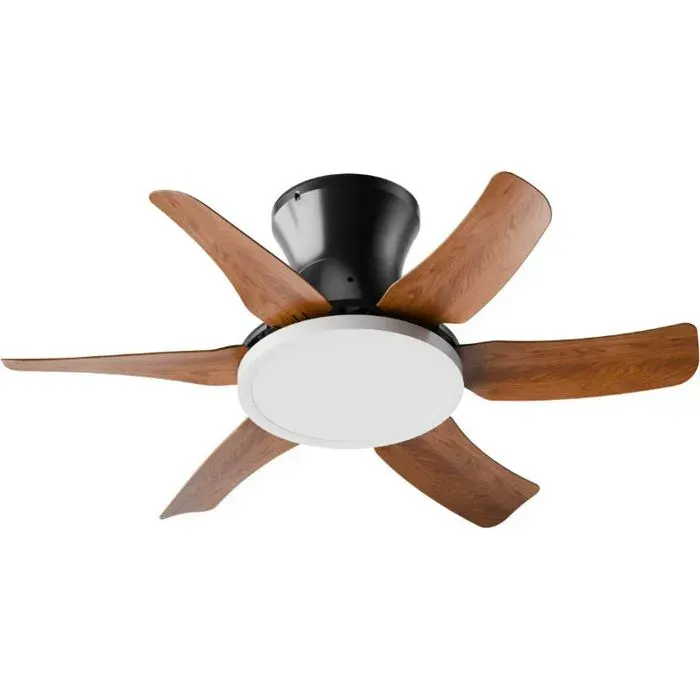 Ventilateur plafonnier LED 106 cm avec télécommande 6 vitesses Éclairage LED lumière blanc chaud/neutre/froid minuterie modèle