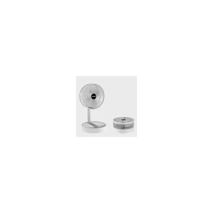 Ventilateur pliable portable ventilateur sur pied rechargeable par USB ventilateur à 3 vitesses avec batterie 2000 mAh pour la