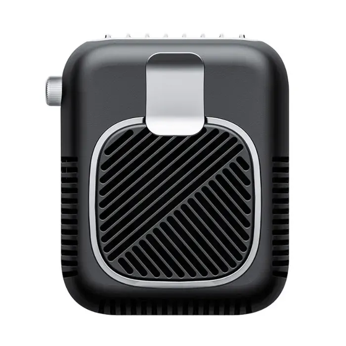 Ventilateur portable– 6000mAh réglage continu silencieux – pour extérieur chantier – Noir