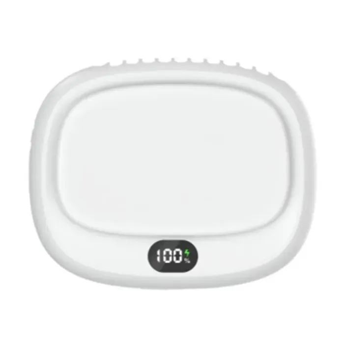 Ventilateur Portable à Clip de Taille Mini Ventilateur de Cou Rechargeable Réglable à 5 Vitesses pour LExtérieur