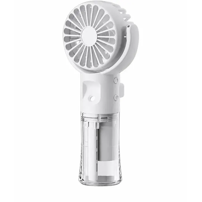 Ventilateur portable à main - TECHTA - Mini - 2 en 1 humidificateur brume - 3 vitesses - Rechargeable USB