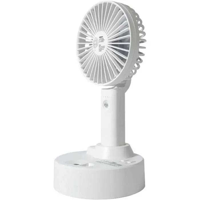 Ventilateur Portable avec Brumisateur Léger Silencieux pour Rafraîchissement Voyage Camping Bureau