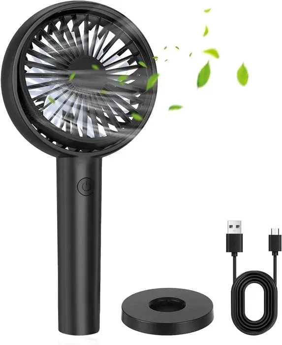 Ventilateur portable - BEIJIYI - 4000 mAh - 3 vitesses - Fonctionnement 5-8h - Rechargeable