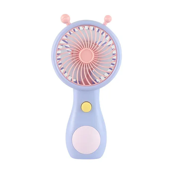 Ventilateur portable escargot – Silencieux rechargeable USB – Pour bureau voyage – Violet