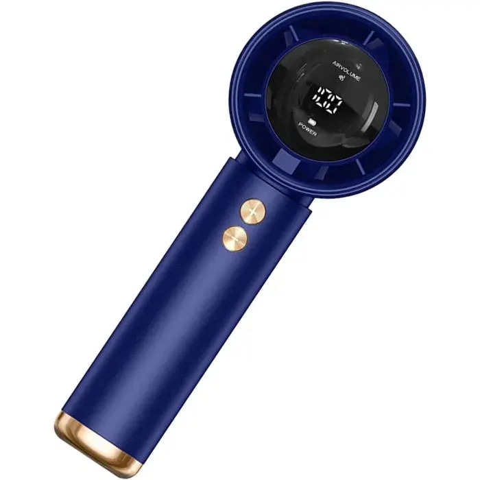 Ventilateur portable - KCVV - Turbo - Moteur sans balais silencieux - Écran LED - 5000 mAh