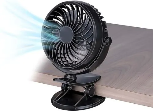Ventilateur portable Lifetime Air ventil clip 47489 Noir