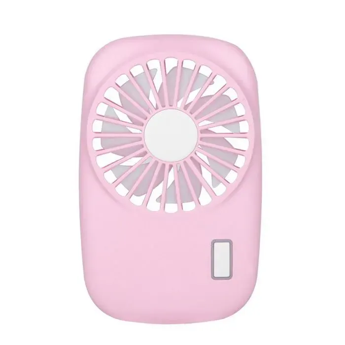Ventilateur portable - Mini ventilateur portable USB rose - vitesse réglable idéal femmes et enfants