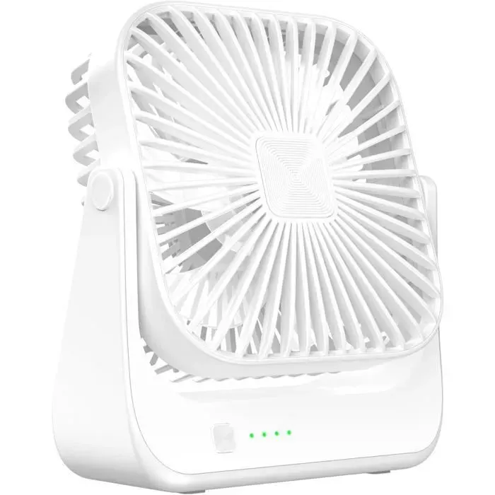 Ventilateur portable rechargeable - - Ultra silencieux 25-35 dB - Batterie 4000 mAh Femeo