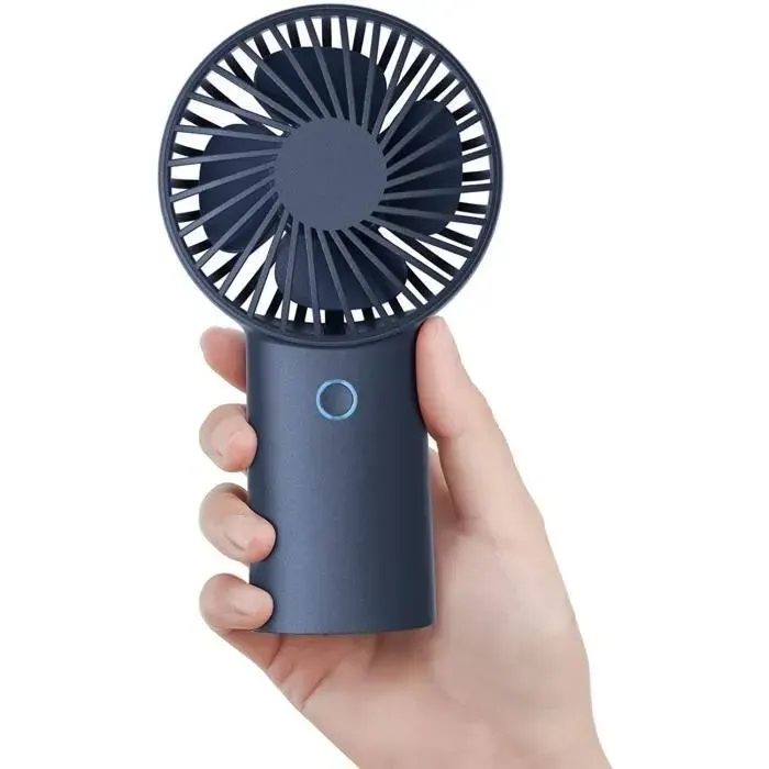 Ventilateur portable - RUMOCOVO - Mini - 3 vitesses - Charge Usb 4000mAh - Bleu