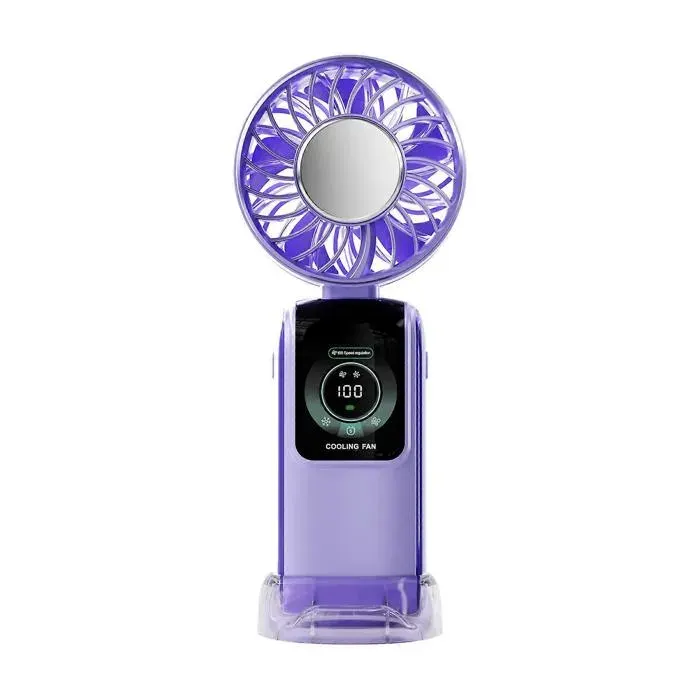 Ventilateur portable silencieux 3600 mAh puissant et silencieux texture ABS idéal pour la chambre le bureau et lécole
