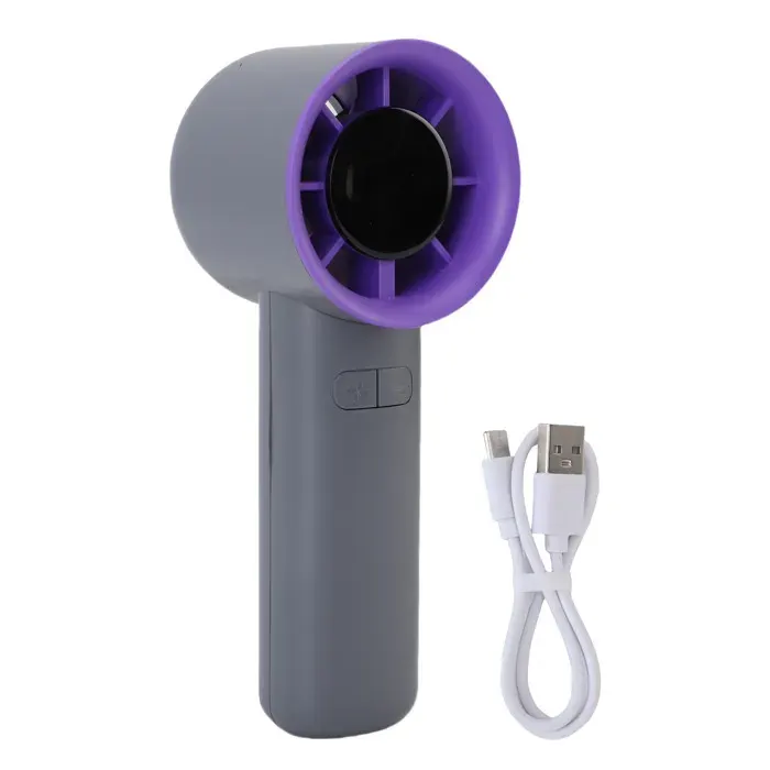 Ventilateur portable USB – MLBQ – Mini brise-glace silencieux 6 W – Refroidissement semi-conducteur – Bureau voyage