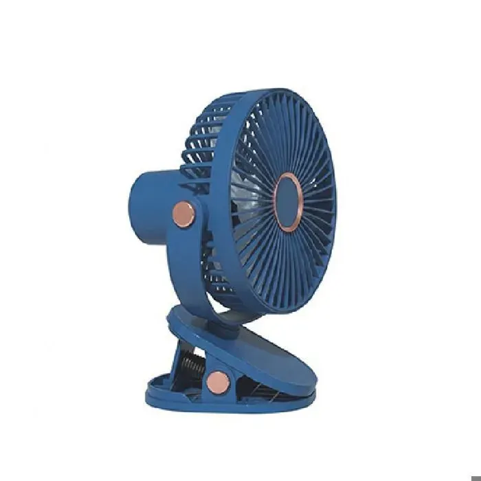 Ventilateur portable - Ventilateur à Pince Rechargeable - Bleu