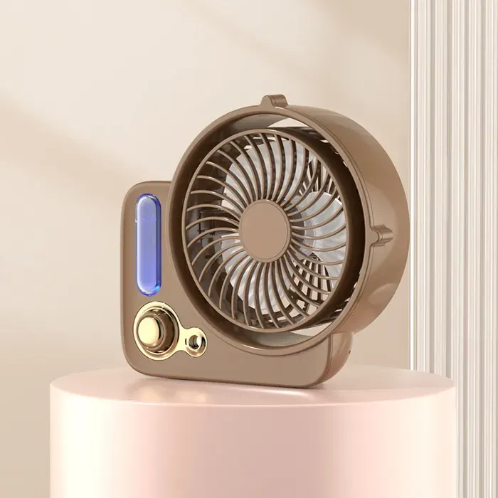 Ventilateur portable - XVX - Brumisateur rechargeable - Silencieux - Autonomie 12h - Économie dénergie