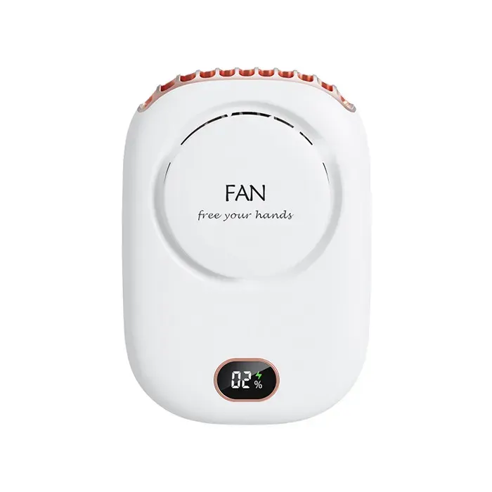Ventilateur portable - XVX - Mini ventilateur USB - 3 vitesses - Autonomie 12h - Blanc