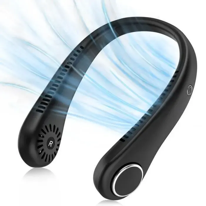 Ventilateur Portable - ZHUODIKE - Mini Ventilateur Cou - Silencieux - Rechargeable - 3 Vitesses VENTILATEUR