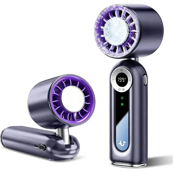 Ventilateur PortableTurbo Power High Speed Air [14H Max Temps De Refroidissement]Avec 199 Modes DAir Réglables Brumisateu[IN90]