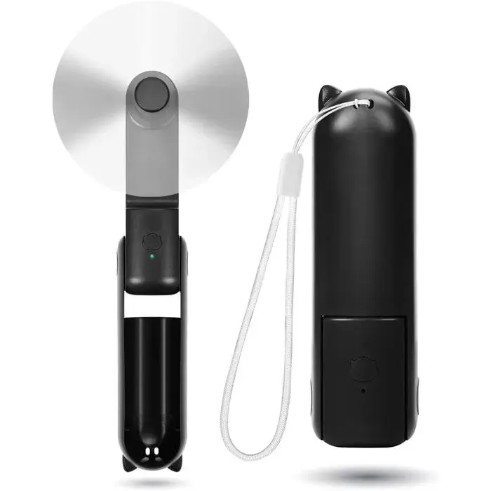 Ventilateur portatif - COMPUTING - Mini ventilateur - 3 vitesses - Rechargeable - Silencieux