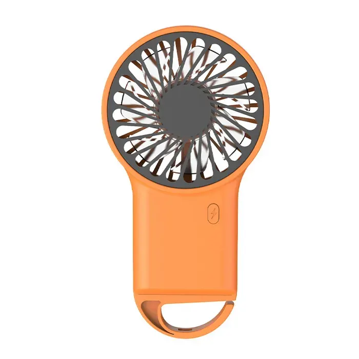 Ventilateur portatif - COMPUTING - Mini ventilateur rechargeable USB - 3 vitesses - Silencieux - Orange