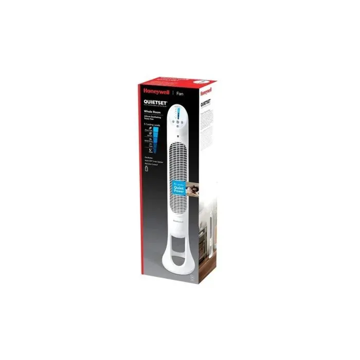 Ventilateur - Quietset - Colonne - 5 vitesses - Télécommande - Oscillation