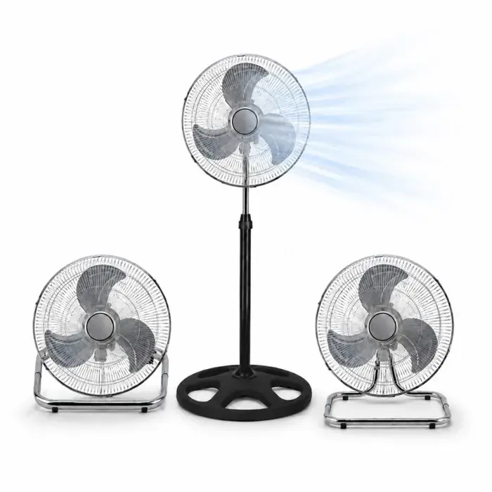 Ventilateur - SANS MARQUE/GÉNÉRIQUE - 3-en-1 (pied bureau sol) - 45 cm - Métal - 55 W