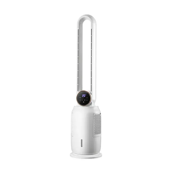 Ventilateur sans pale – 3 en 1 humidificateur purificateur – 12 vitesses silencieux – pour chambre et salon – Blanc