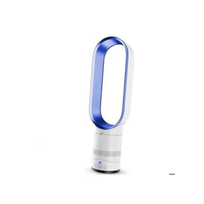 Ventilateur sans pales ellipse Bleu 220V EU - Colonne rafraîchissante ultra silencieuse 40W avec purification et télécommande