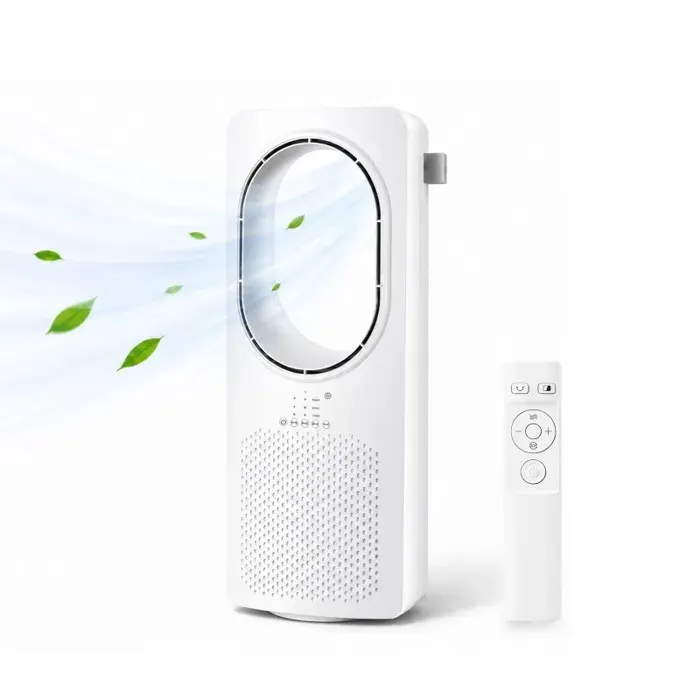 Ventilateur sans pales - SANS MARQUE - Tour 50W - Silencieux - Oscillation - Télécommande