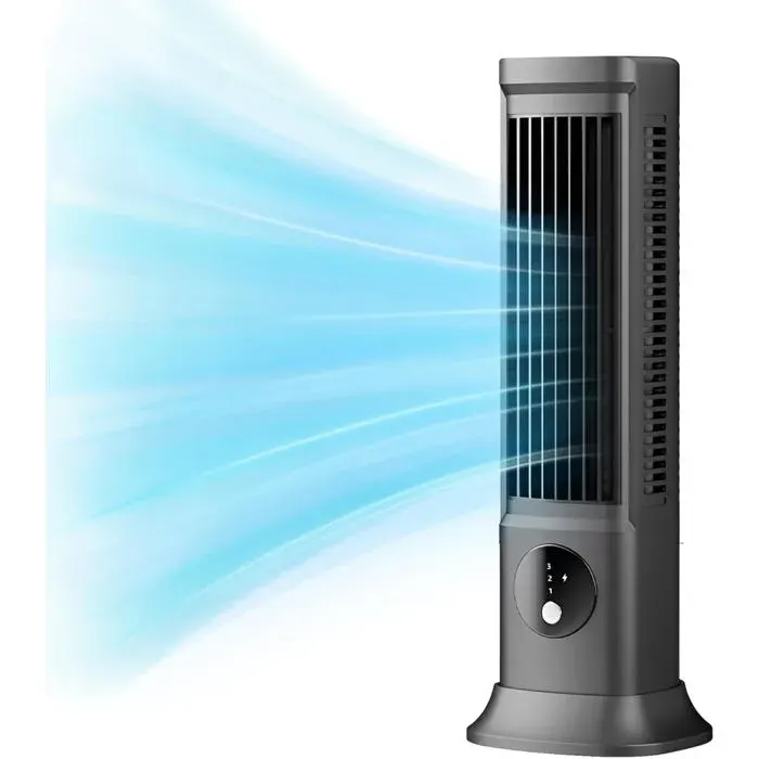 Ventilateur sans pales table - 3 vitesses 254cm silencieux refroidissement chambre bureau extérieur PIQUET DATTACHE
