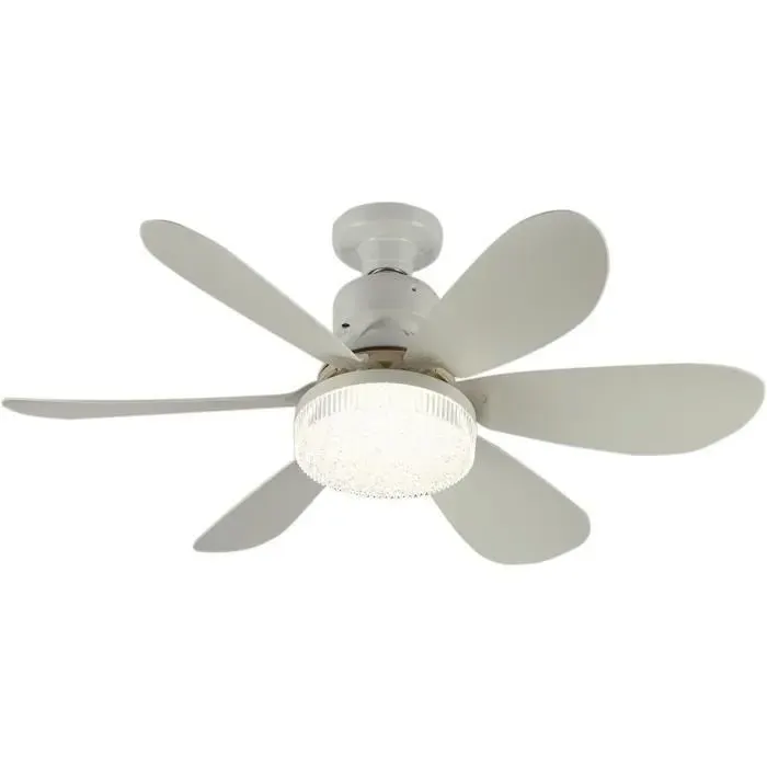 Ventilateur Silencieux Plafond Avec Lumiere Et Télécommande 30W-40W Ventilateur De Plafond Avec Lumière Ventilateur Pl Étiquette