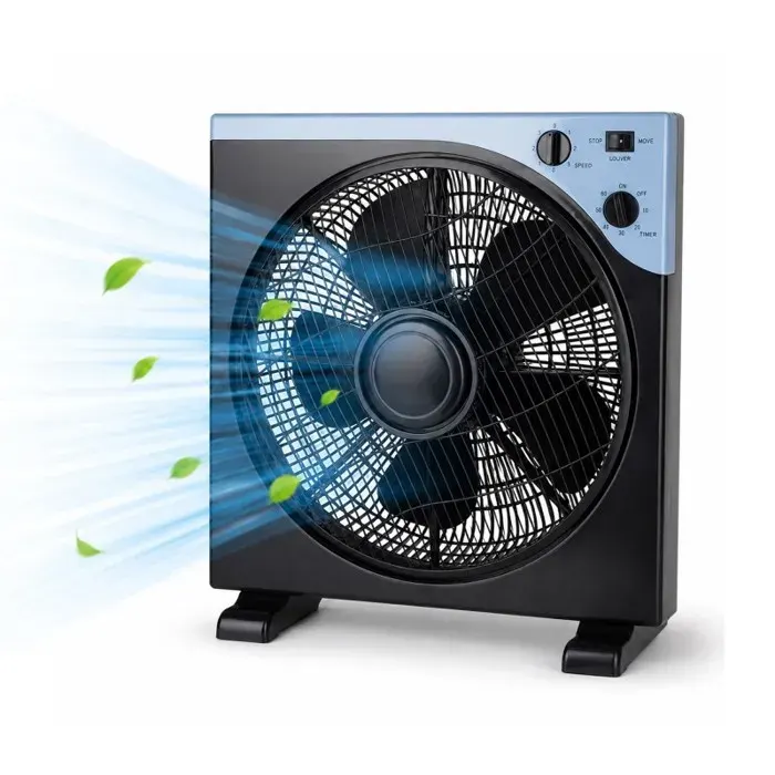 Ventilateur Sol et Table - Générique - 30 cm - 40W - Oscillation 360° - 3 vitesses