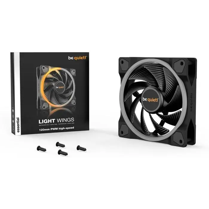 Ventilateur - Soyez calme! - 120mm - Rétroéclairage ARGB - 2500 tr/min - 31 dBA