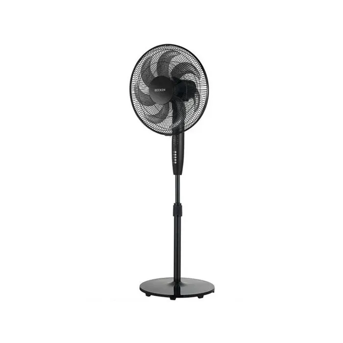 Ventilateur sur Pied Becken BSF9071 40 cm 3 Vitesses Faible Bruit Noir Maison Bureau