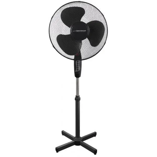 Ventilateur sur Pied - Esperanza - EHF001KK - 50 W - Ø 40 cm - Noir — coloris Noire