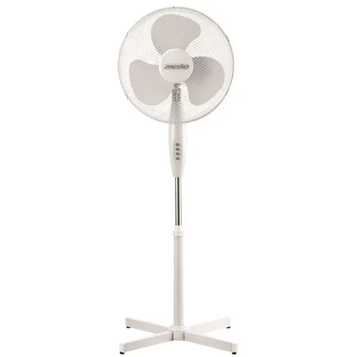 Ventilateur sur pied - Mesko - MS7311 - Diamètre 40 cm - 3 vitesses - Silencieux 60 dB