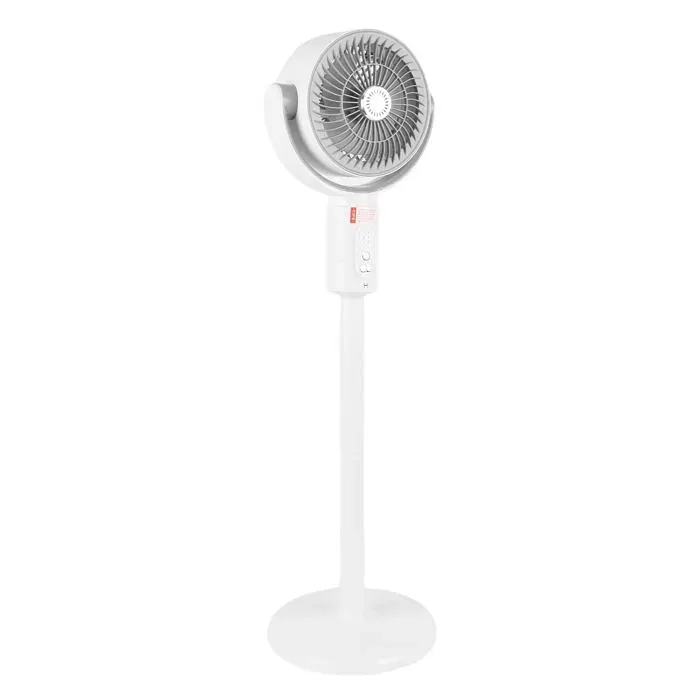 Ventilateur Sur Pied Oscillant - 180° vertical 90° auto télécommande - 5 vitesses minuterie 8h - Maison chambre bureau