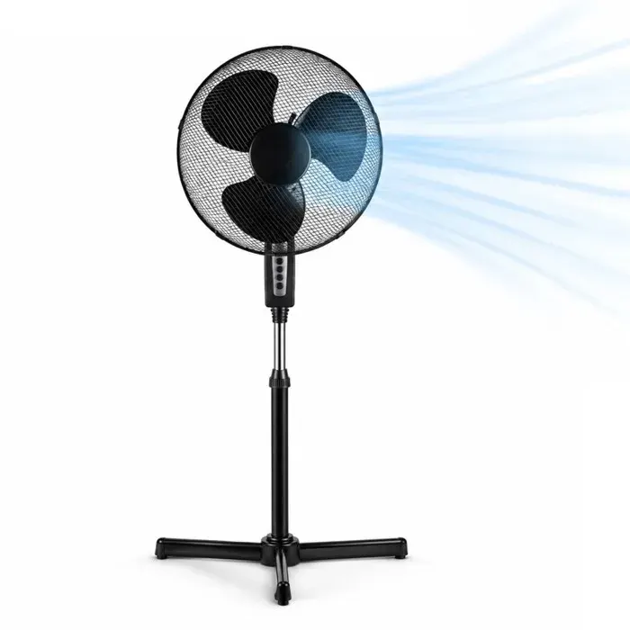 Ventilateur sur pied - SANS MARQUE - Ø40 cm - 40W - 3 vitesses - Oscillation