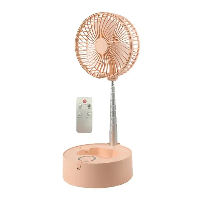 Ventilateur sur Pied télescopique Ventilateur sur Pied oscillant Portable réglable avec télécommande Ventilateur