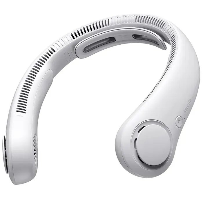 Ventilateur tour de cou haut de gamme Life4 (FA14X) portable 5000 mAh 5 vitesses JISULIFE Gris
