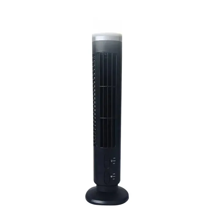 Ventilateur tour sans pale – Alimentation USB lumière intégrée – Pour bureau dortoir – Noir